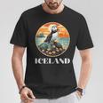 Islanda Puffin Puffin Maglietta Regalos divertidos