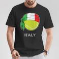 Italia De Tenis Para Hombre Para Jugadores Italianos Tenis Italianos Camiseta unisex Regalos divertidos