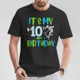 It's My 10Th Birthday Scooter Skating 10 Year Old Birthday T-Shirt Unique Gifts