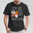 It's My 7Th Birthday Soccer Basketball Baseball Football T-Shirt Personalized Gifts