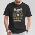 It's A Dickson Thing You Wouldn't Understand Personalized Last Name Dickson Family Crest Coat Of Arm T-Shirt Personalized Gifts