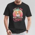 Just A Girl Who Loves Corgis Cute Corgi Dog Girl T-Shirt Unique Gifts