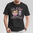 Just A Girl Who Loves Ramen And Boba Ramen Boba Bubble T-Shirt Personalized Gifts