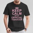 Keep Calm I'm An Official Nager Divertente 13 Anni Bday Maglietta Regalos divertidos