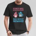 Keiner Mag Klugscheißer Bird Animal Cartoon Joke T-Shirt Lustige Geschenke