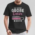 Kinder Ich Werde Große Cousin 2025 Große Cousin Geladen 2025 T-Shirt Lustige Geschenke