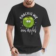 Knackig Wie Ein Apple Nutritionitamin Fruit Apple Saying T-Shirt Lustige Geschenke