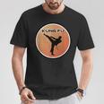 Kung Fu High Kick T-Shirt Lustige Geschenke