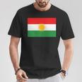 Kurdistan With Kurden Flag T-Shirt Lustige Geschenke