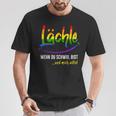 Lächle Wenn Du Schwul Bist Gay Pride Lgbt Pride Gay T-Shirt Lustige Geschenke