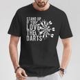 Levántate Si Te Gustan Los Dardos Diana Dart Sport Camiseta unisex Regalos divertidos