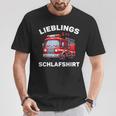 Lieblings Schlaf Pyjamas Children's Fire Brigade T-Shirt Lustige Geschenke