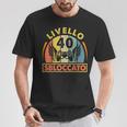 Livello 40 Sbloccato 1984 Anni 40 Compleanno Donna Uomo Maglietta Regalos divertidos