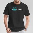 Lo Sodio A Todos Los Odio A Todos Cuello Camiseta unisex Regalos divertidos