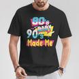 Los Años 80'S Baby 90'S Made Me Retro Nostalgia De Los 80 Camiseta unisex Regalos divertidos