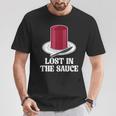 Lost In The Sauce Thanksgiving Dinner Cranberry Sauce T-Shirt Personalized Gifts