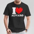 I Love Alvaro T-Shirt Lustige Geschenke