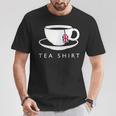 I Love English Tea Uk Flag Fun Novelty Souvenir Memorabilia T-Shirt Unique Gifts