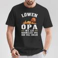 Löwen Opa Wie Ein Normaler Opa Wie Ein Normaler T-Shirt Lustige Geschenke