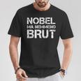 Magliette Uomo Manica Corta Divertenti Nobel Ma Nemmeno Brut Maglietta Regalos divertidos
