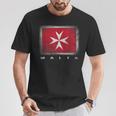 Maltese Cross Flag Malta T-Shirt Lustige Geschenke