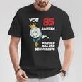 Man Or 85 Jahren War Ich Mal Der Schnellste 85Th Birthday S T-Shirt Lustige Geschenke