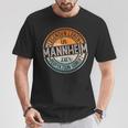 Mannheim Retro Colours Legends Life In Mannheim T-Shirt Lustige Geschenke