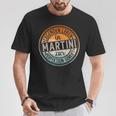 Martini Retro Colours Legends Life In Martini T-Shirt Lustige Geschenke