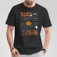Math Teacher I Don't Need A Costume My Job Title Is Scary T-Shirt Funny Gifts