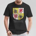 Mecklenburgorpommern German With Crest T-Shirt Lustige Geschenke