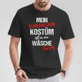 Mein Superhelden Kostüm Ist In Der Wäsche German Langu T-Shirt Lustige Geschenke