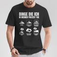 In Meiner Freizeit Hiking Hiking Mountains T-Shirt Lustige Geschenke