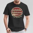 Meister Dachdecker Handwek 100 Original T-Shirt Lustige Geschenke