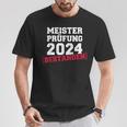 Meisterprüfung Bestanden Für Meister 2024 Handwerk T-Shirt Lustige Geschenke