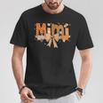 Mimi Pumpkin Fall Coquette Bow Thanksgiving Mom Women T-Shirt Personalized Gifts