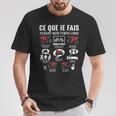 Moto Gp Courses Ce Que Je Fais Moto Gp Motard Humour T-Shirt Cadeaux drôles