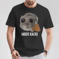 Muss Kacki Sad Hamster Meme Aus Dem Weg Muss Kacken Kaka T-Shirt Lustige Geschenke