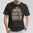 Name Christian Wenn Christian Es Nicht Reparieren Kann T-Shirt Lustige Geschenke