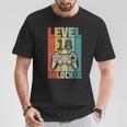 Nivel 18 Desbloqueado Boda Del 18º Aniversario Camiseta unisex Regalos divertidos