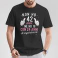 Non Ho 42 Anni Ne Ho 18 Con 24 Anni Di Esperienza Compleanno Maglietta Regalos divertidos