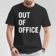 Out Of Office Das Homeoffice Maglietta Regalos divertidos