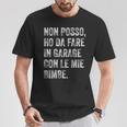 Officina Meccanica Moto Meccanico Garage Custom Tuning Maglietta Regalos divertidos
