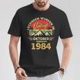 Oktober 1984 Männer Frauen 40 Geburtstag Limited Edition 40 T-Shirt Lustige Geschenke