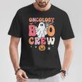 Oncology Boo Crew Ghost Halloween Spooky Costume Nurse T-Shirt Unique Gifts