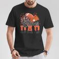 Orange Football Cheer Dad For Vintage Cheerleader T-Shirt Personalized Gifts