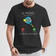Padel Sta Chiamando Divertente Uomo Donna Padelista Regalo Maglietta Regalos divertidos