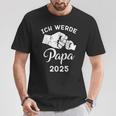 Papa 2025 Ich Werde Papa 2025Ater 2025 T-Shirt Lustige Geschenke