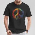 Peace Love Costume Hippie Symbole De Paix Années 60 Et 70 T-Shirt Cadeaux drôles