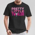 Piccolo Twirler Silhouette Baton Twirling Maglietta Regalos divertidos