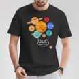 Pluto Planet Cartoon Planets Never Forget Pluto S T-Shirt Lustige Geschenke